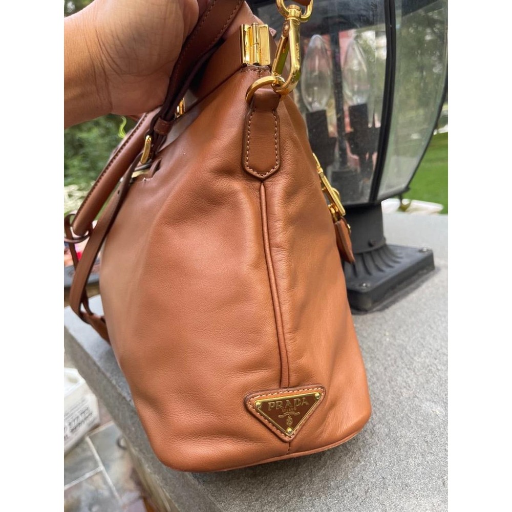 Prada Bn1862 Sughero Soft Calf Leather Frame Handbag/purse (pu1300 - Picture 5 of 12